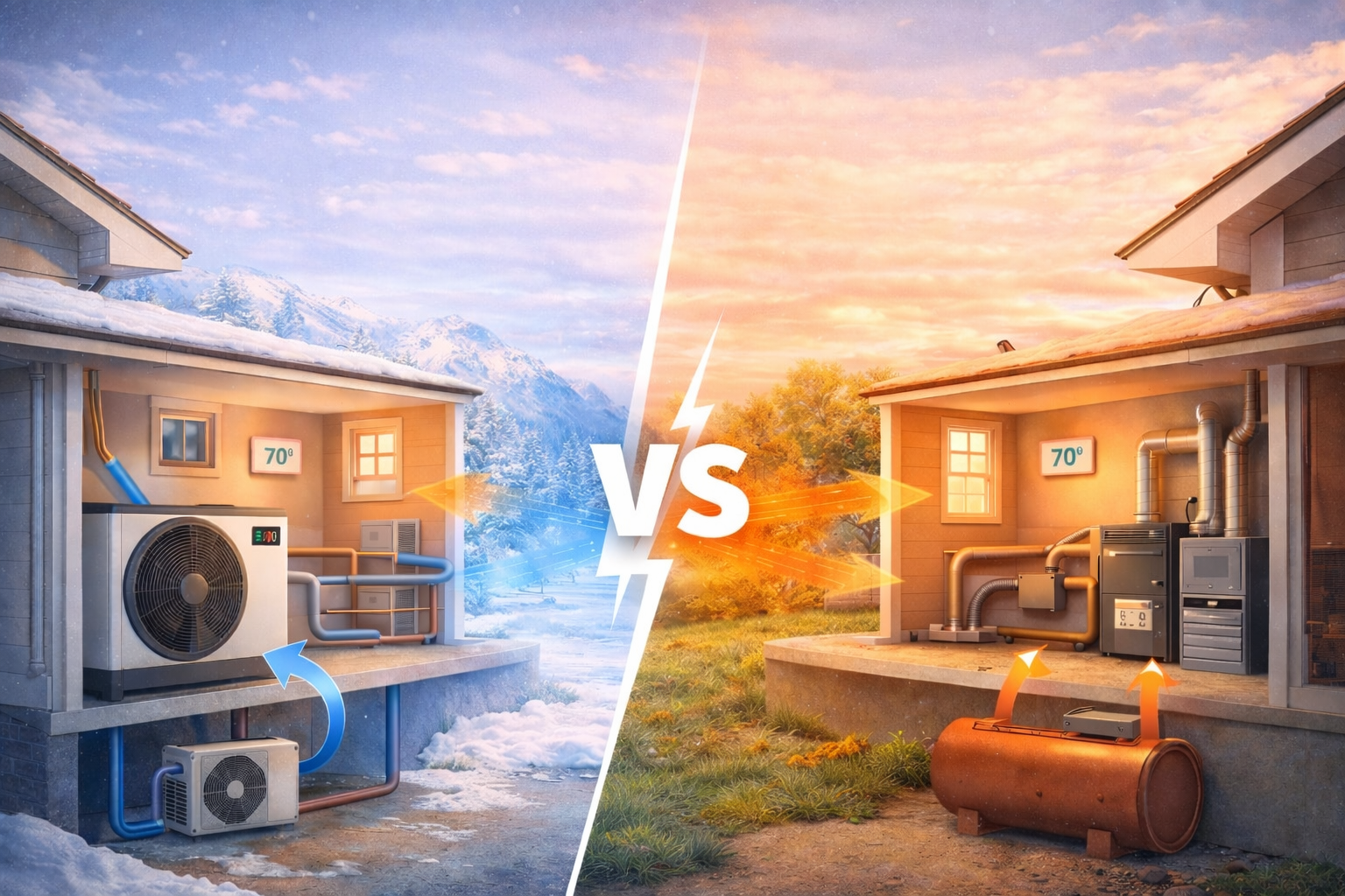 Heat Pumps vs. Traditional Heating Systems: Which is More Efficient?